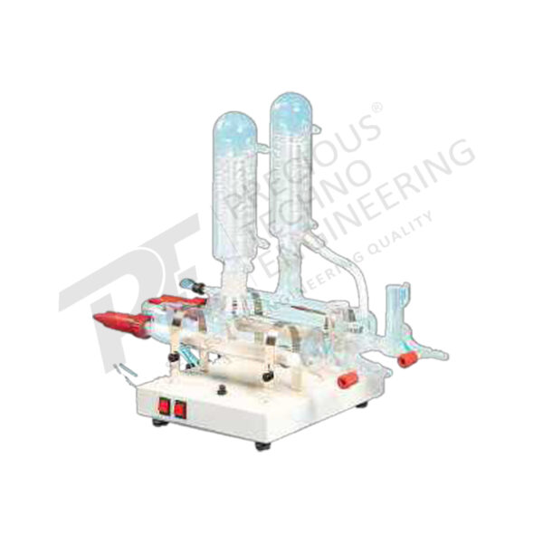 BOROSILICATE DISTILLATION GLASS (DOUBLE & SINGLE)